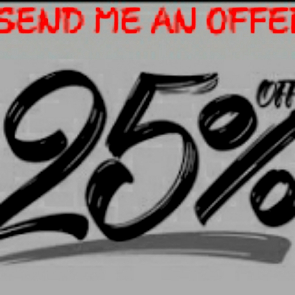 25% OFF YOUR ORDER. SEND OFFER!